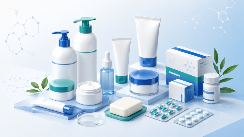 Derma PCD pharma franchise skincare and topical product range