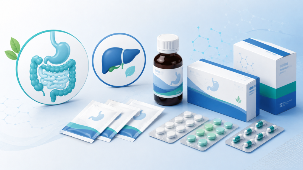 Gastro and hepatology PCD pharma franchise product range