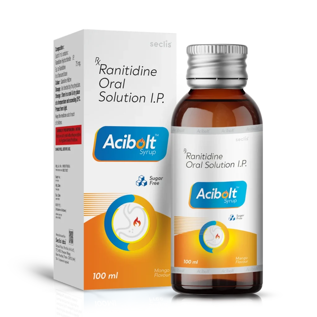 ACIBOLT™-75 Syrup 100ML pack shot