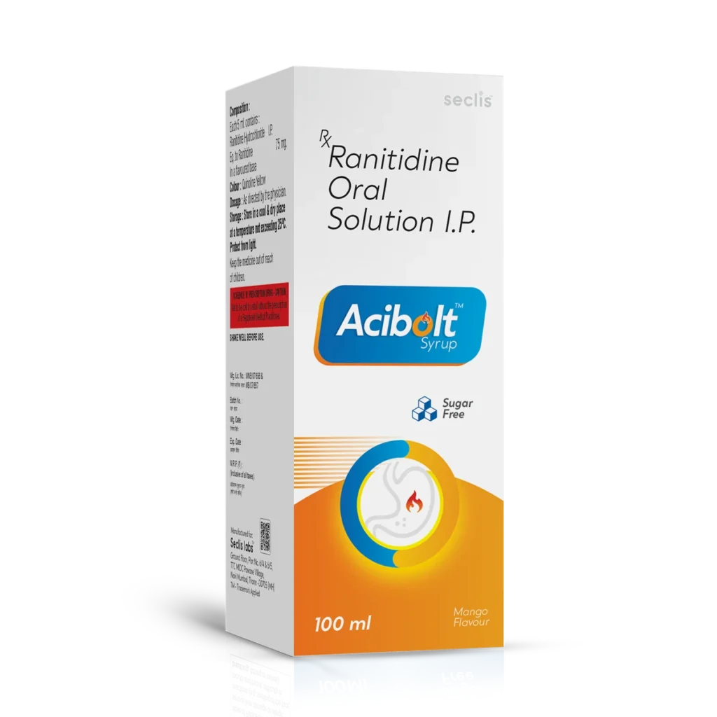 ACIBOLT™-75 Syrup 100ML carton pack shot