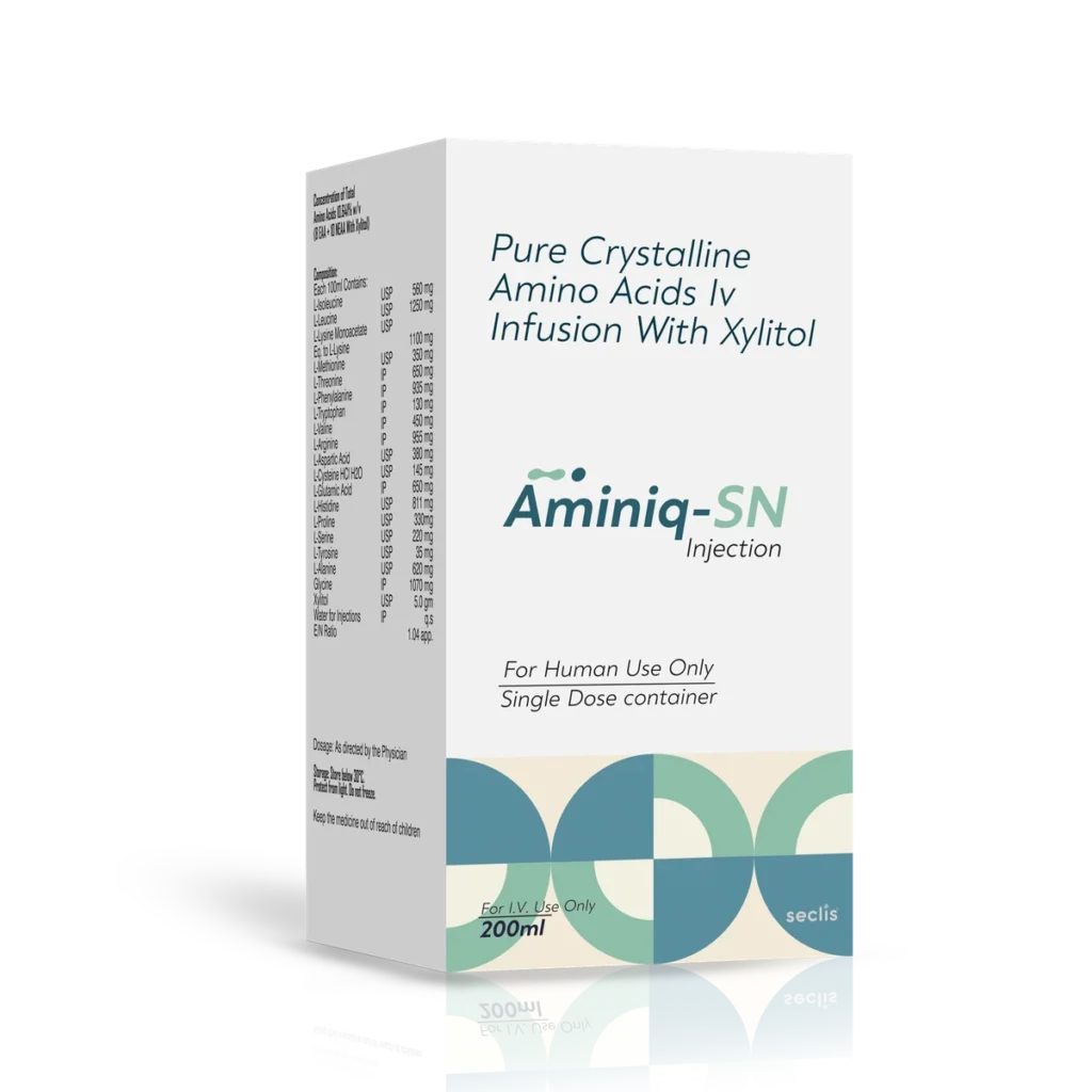 AMINIQ SN Infusion 200ml carton pack shot