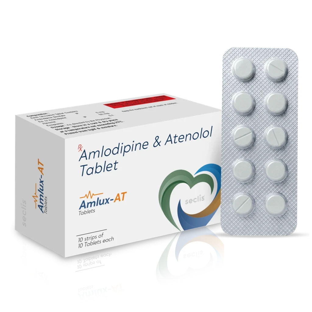 AMLUX AT Tablets 10*10 Blister pack shot