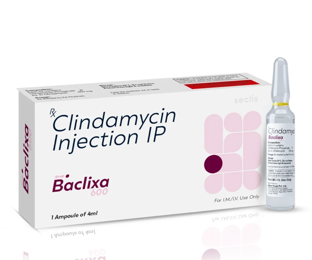 BACLIXA 600 Liquid Injection 4 ml pack shot