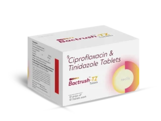 BACTRUSH™ TZ Tablets 10*10 BLI carton pack shot