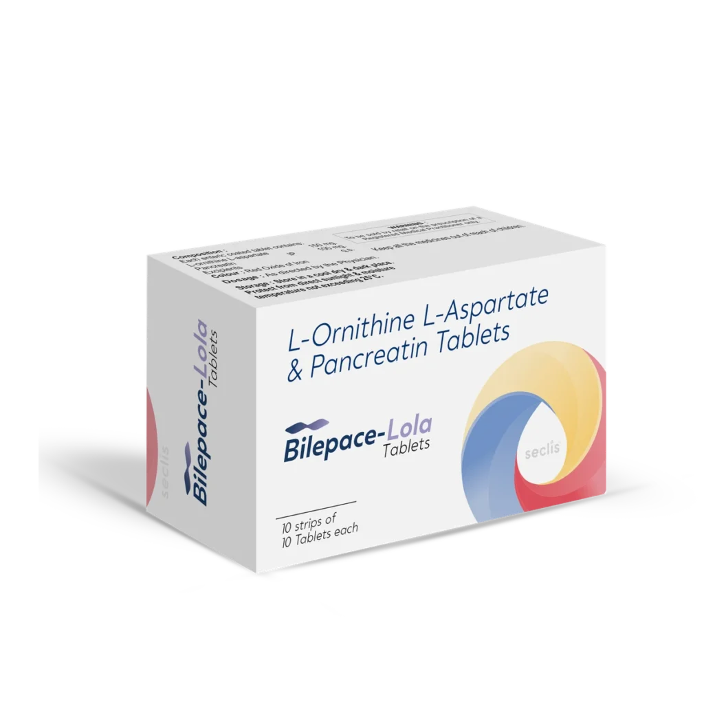 BILEPACE LOLA Tablets 10*10 Blister carton pack shot