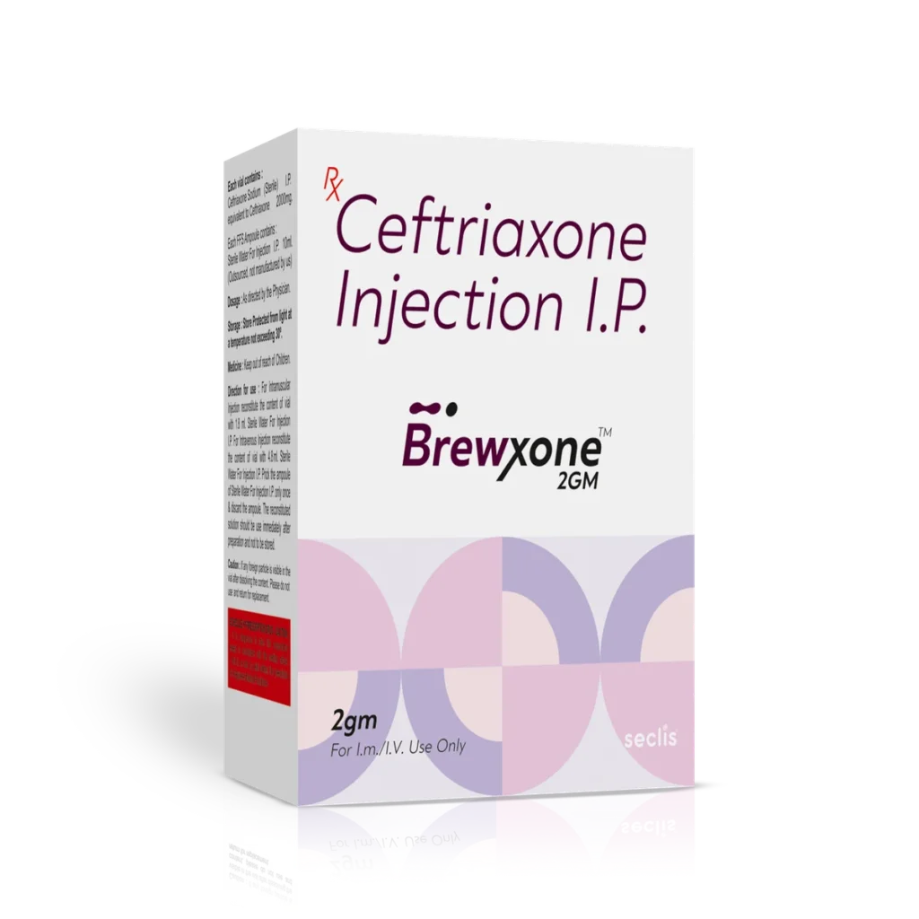 BrewXONE™ 2GM Dry Injection 1 Vial carton pack shot
