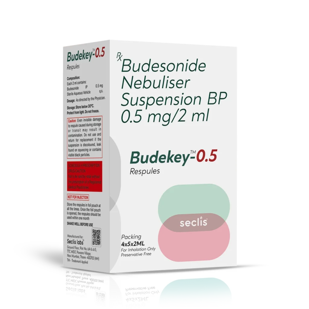 BUDEKEY™ 0.5 Respules 4*5*2ML carton pack shot