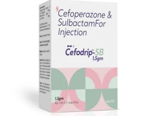 CEFODRIP™ SB 1.5GM Dry Injection 1 Vial carton pack shot