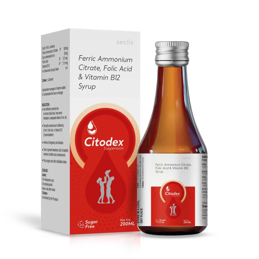 CITODEX Syrup 200 ML carton pack shot
