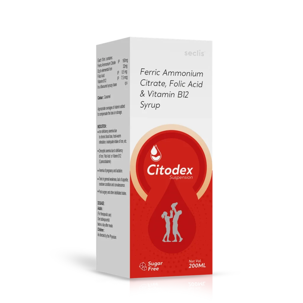 CITODEX Syrup 200 ML carton pack shot