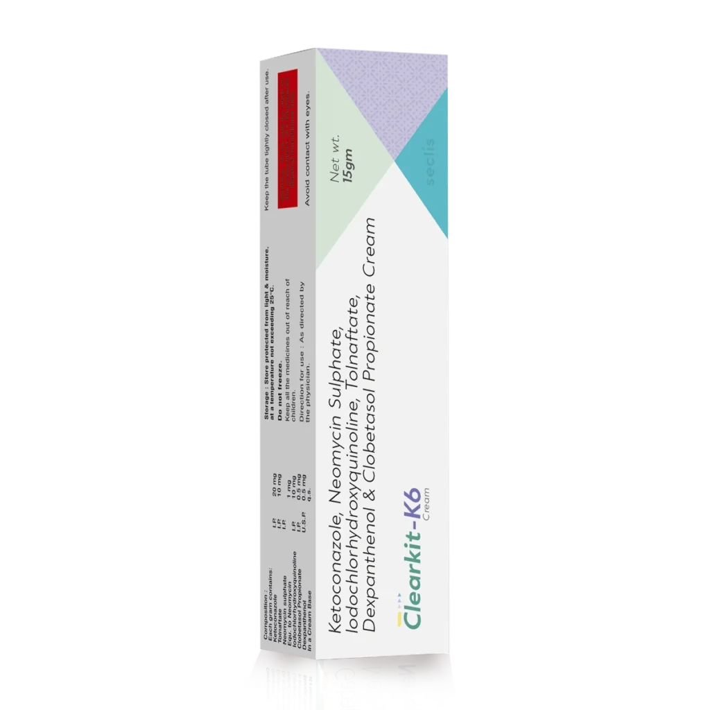 CLEAR KIT K6 Cream 15GM carton pack shot