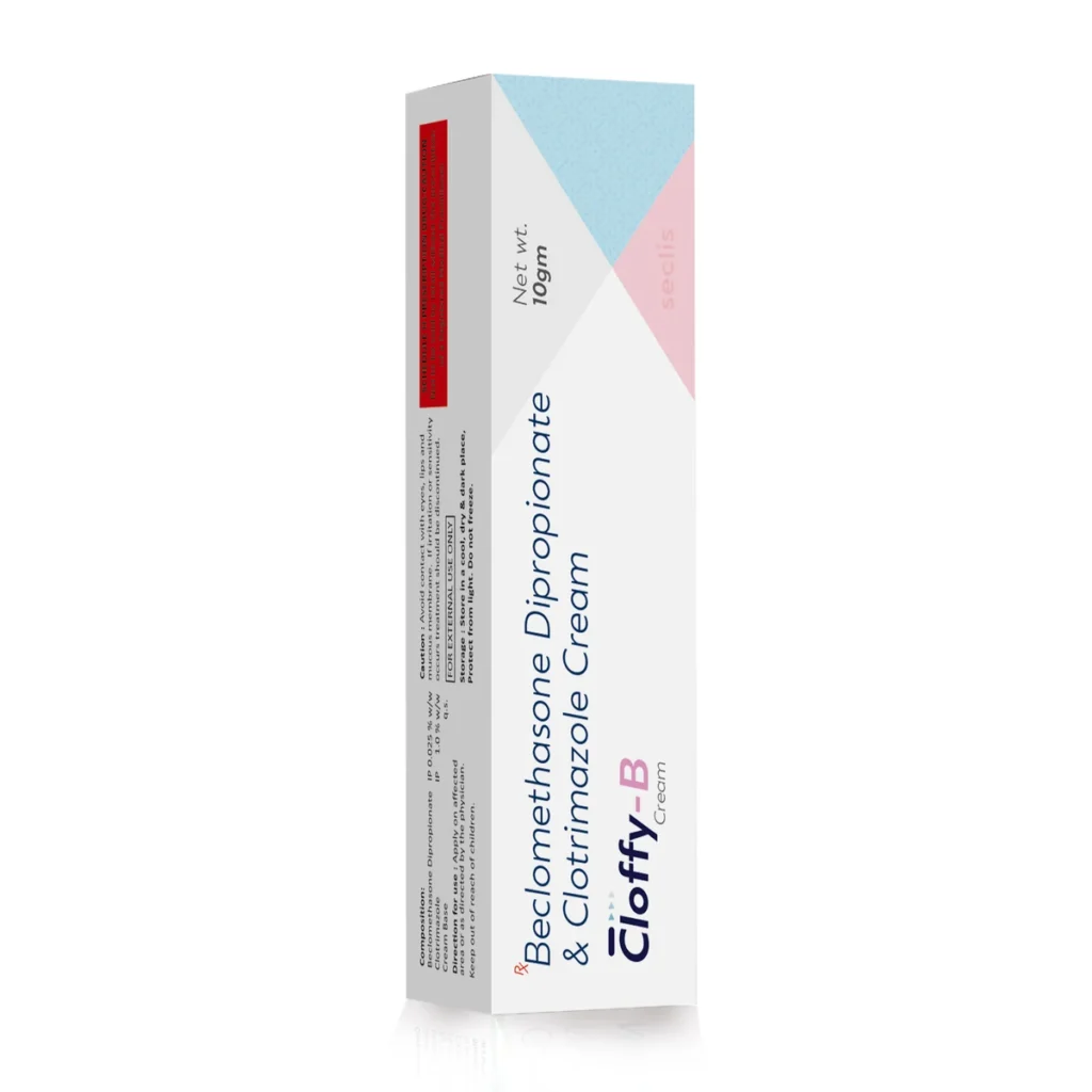 CLOFFY B Cream 10GM carton pack shot