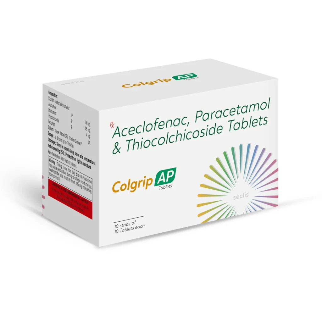 COLGRIP AP Tablets 10*10 ALU carton pack shot