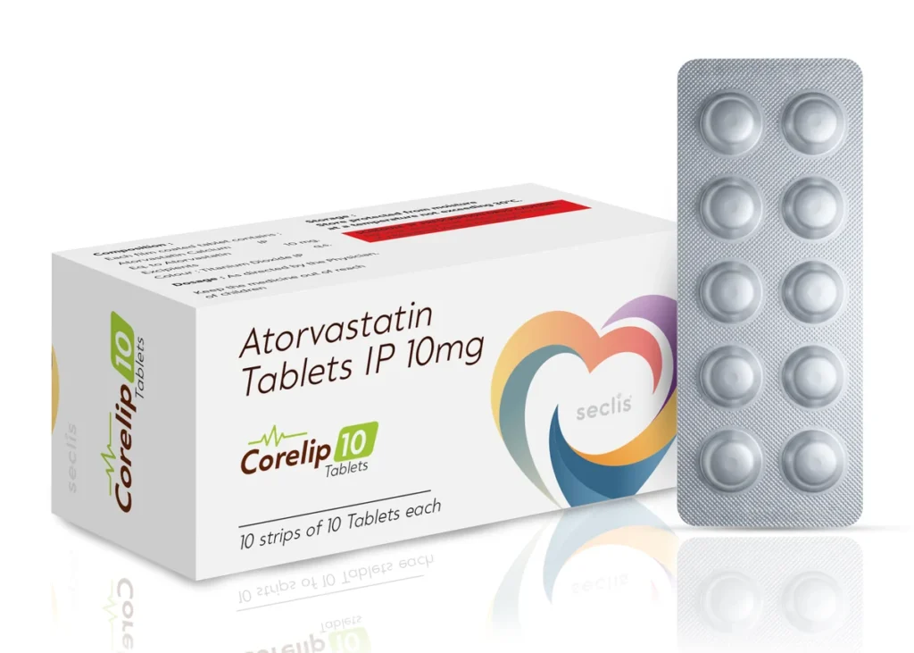 CORELIP 10 Tablets 10x10 ALU pack shot