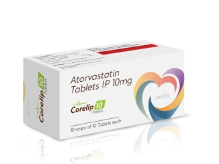 CORELIP 10 Tablets 10x10 ALU carton pack shot