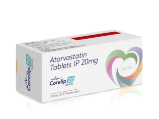 CORELIP 20 Tablets 10x10 ALU carton pack shot