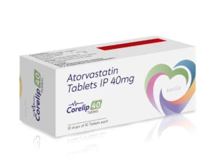 CORELIP 40 Tablets 10x10 ALU carton pack shot