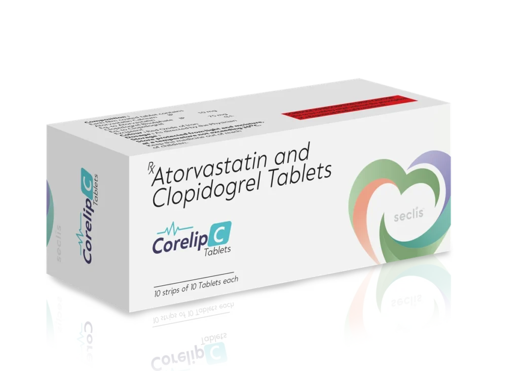 CORELIP C Tablets 10x10 ALU carton pack shot