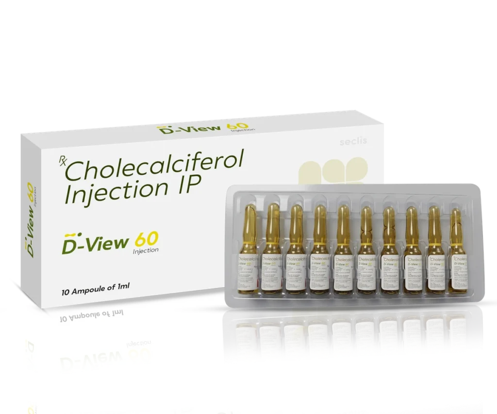 D-VIEW 60 Liquid Injection 10mL / 1 Ampoule pack shot