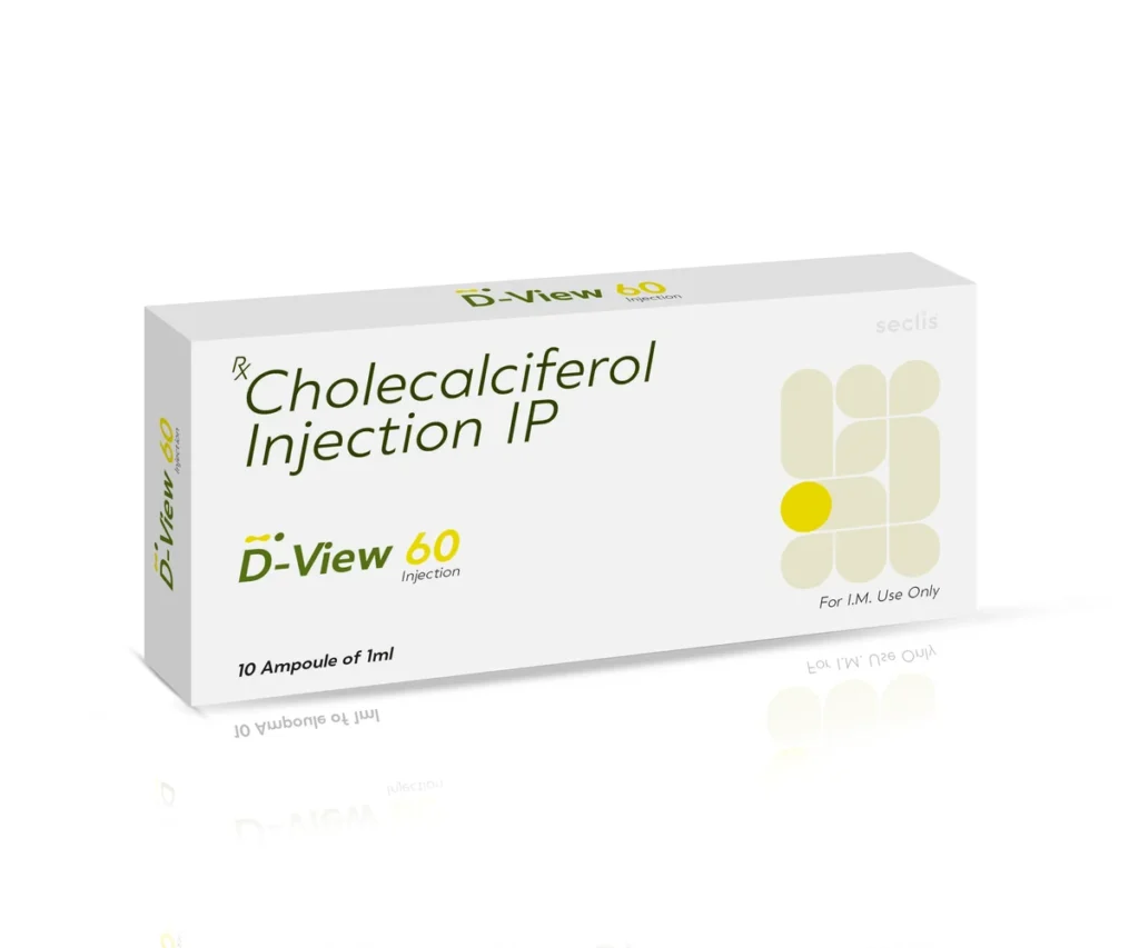D-VIEW 60 Liquid Injection 10mL / 1 Ampoule carton pack shot