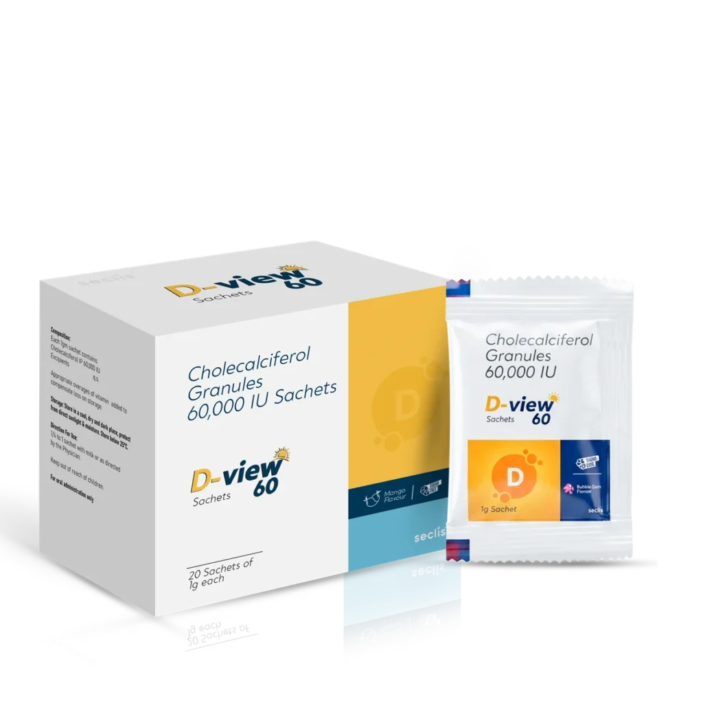 D-VIEW 60 Sachet 20X1 GMsachet pack shot