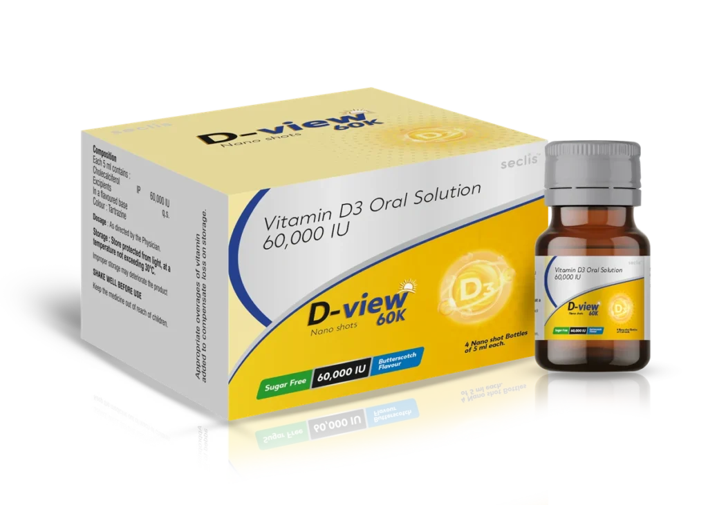D-VIEW 60K Nano Shot 4*5mL pack shot