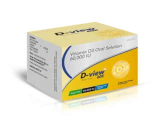 D-VIEW 60K Nano Shot 4*5mL carton pack shot