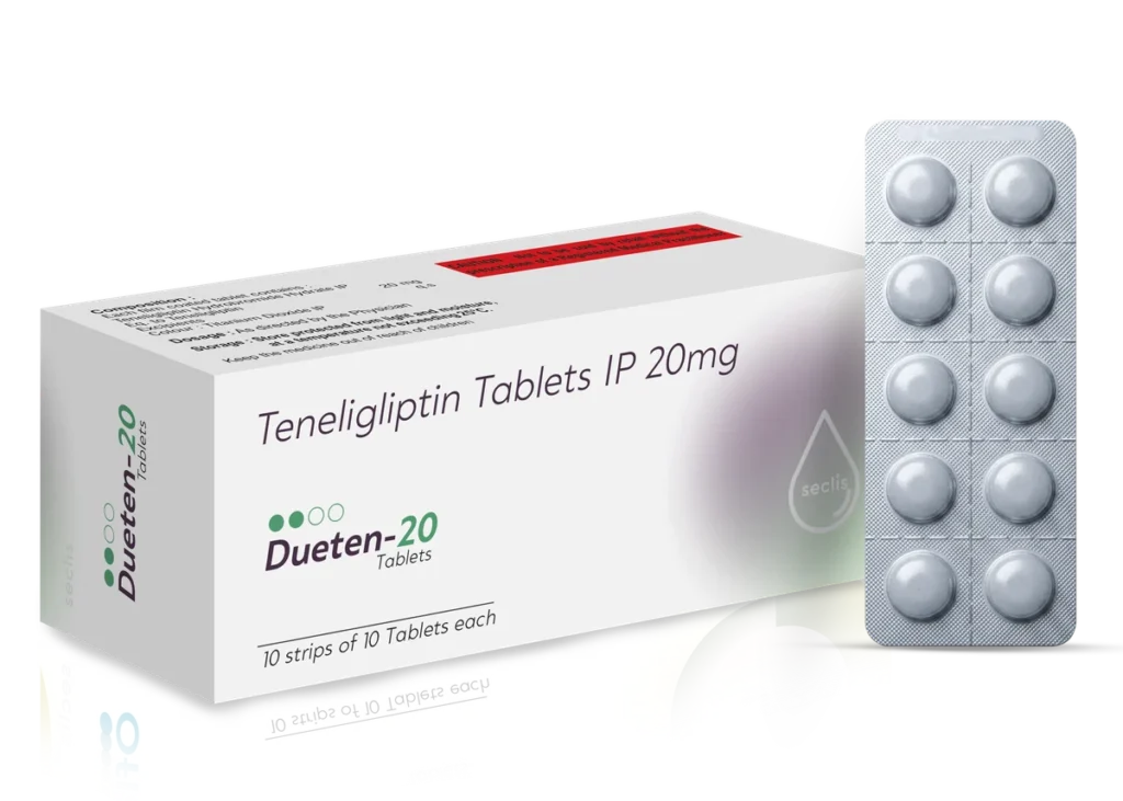 DUETEN 20 Tablets 10x10 ALU pack shot
