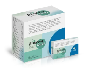 ENERVIA DAILY Soft Gelatin Capsules 10*1*10 carton pack shot