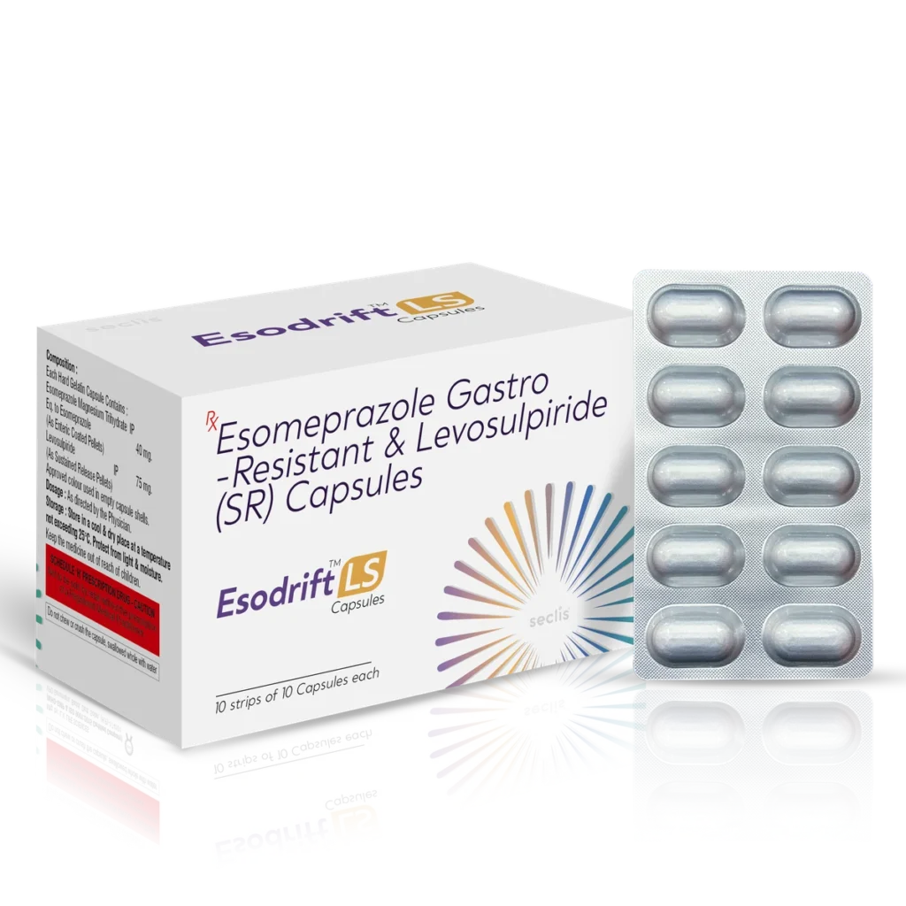 ESODRIFT LS Capsules 10*10 ALU pack shot