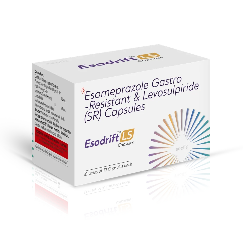 ESODRIFT LS Capsules 10*10 ALU carton pack shot