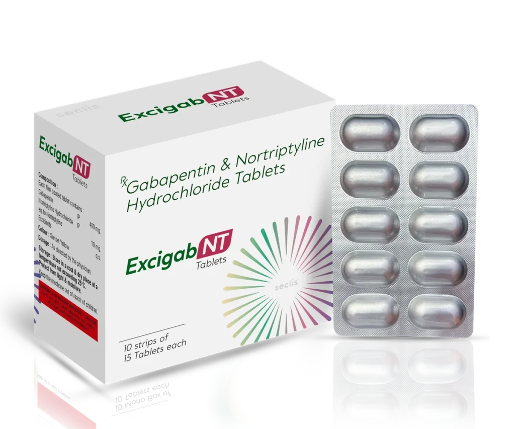 EXCIGAB NT Tablets 10*15 ALU pack shot