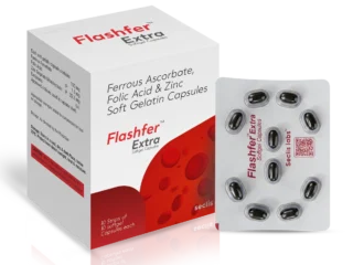 FLASHFER™ EXTRA Soft Gelatin Capsules 10*10 BLI pack shot
