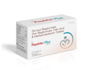 FLASHFER™ PLUS Tablets 10*15 ALU (Red Dye) carton pack shot