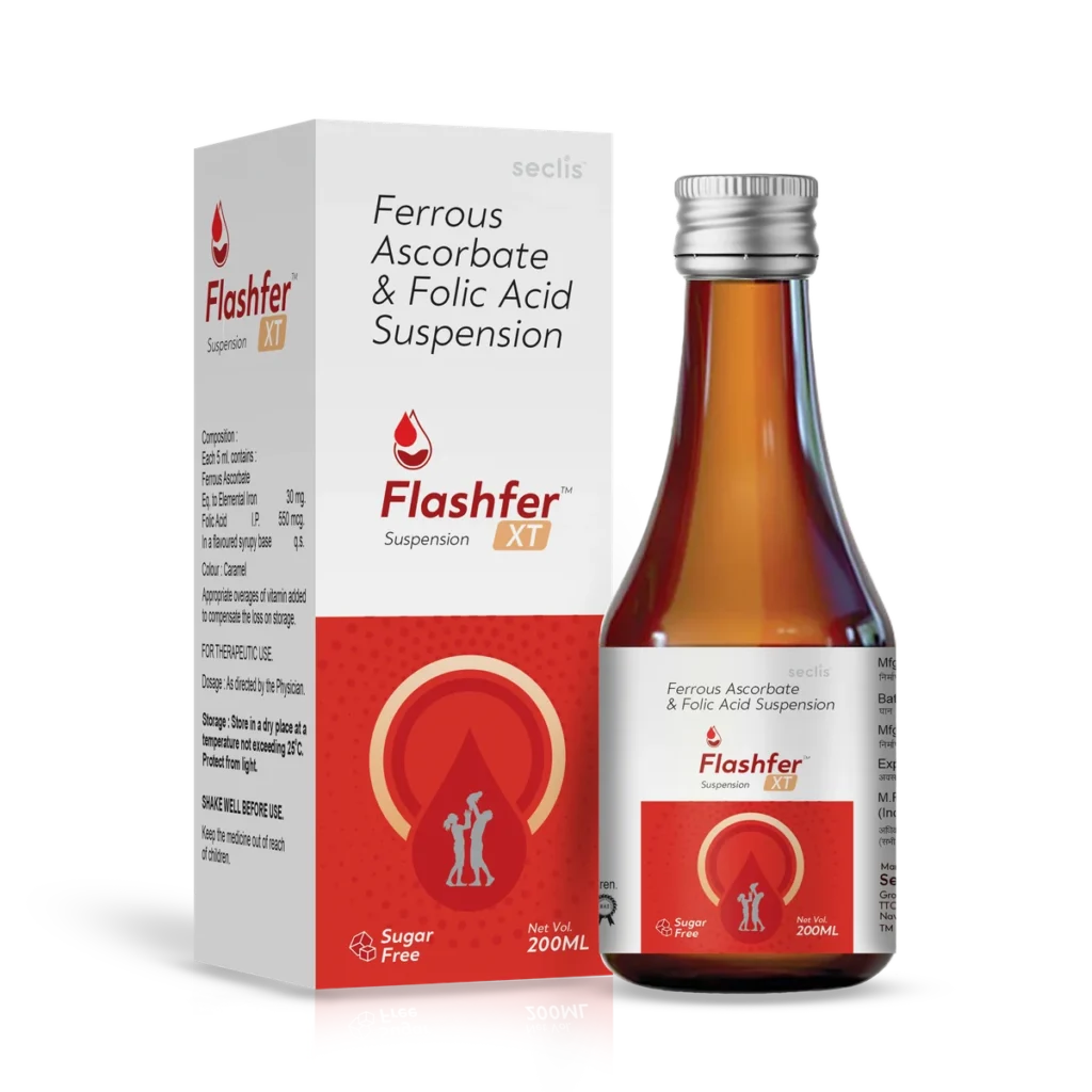 FLASHFER™ XT Syrup 200ML pack shot