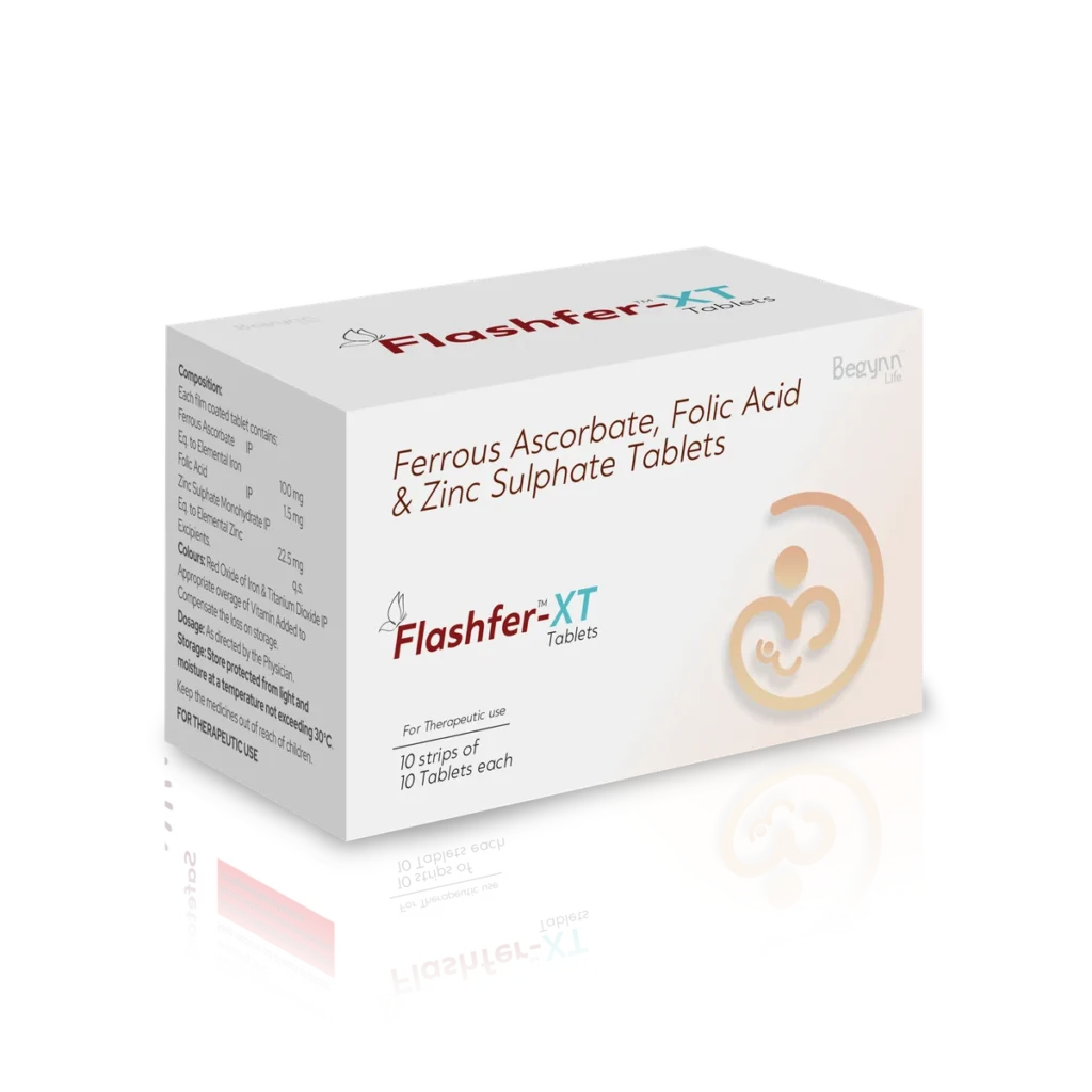FLASHFER™ XT Tablets 10*10 ALU carton pack shot
