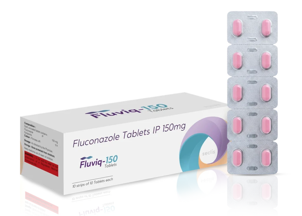 FLUVIQ 150 Tablets 10*5*2 BLI pack shot