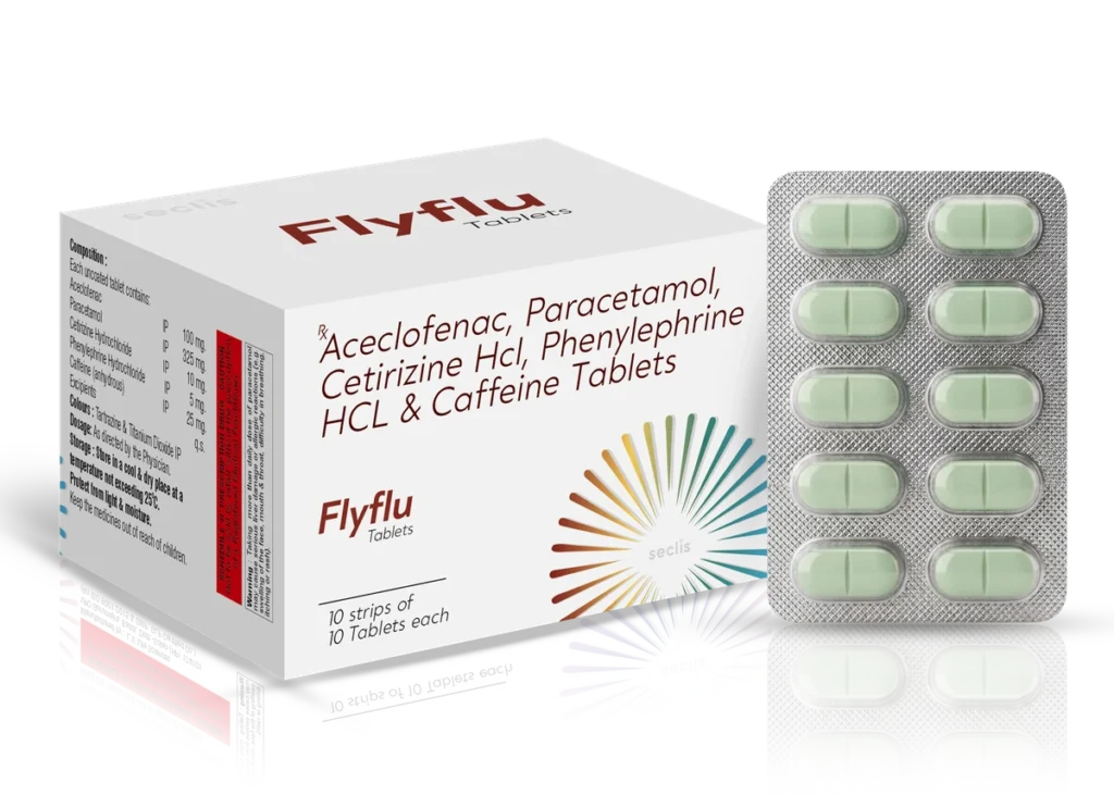 FLYFLU Tablets 10x10 BLI (Uncoated) pack shot