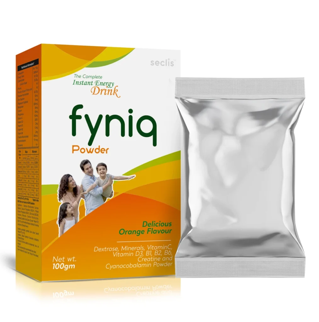 FYNIQ Energy Drink Powder 105 GM pack shot
