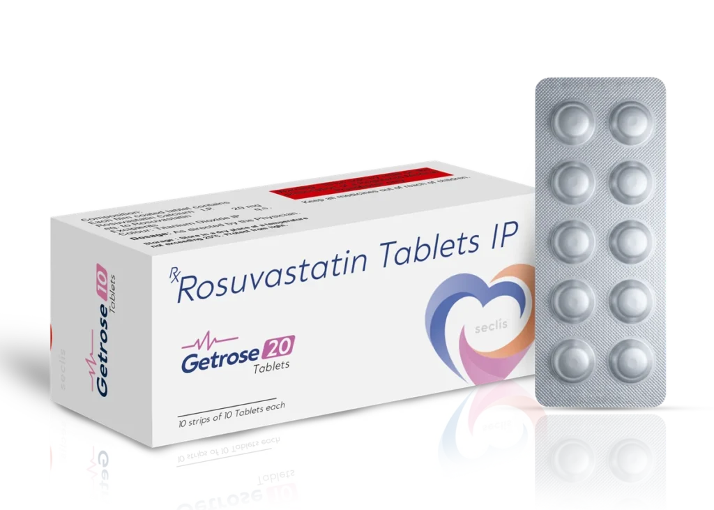 GETROSE 20 Tablets 10x10 ALU pack shot
