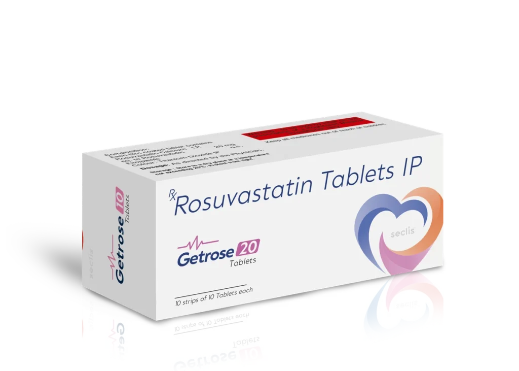 GETROSE 20 Tablets 10x10 ALU carton pack shot