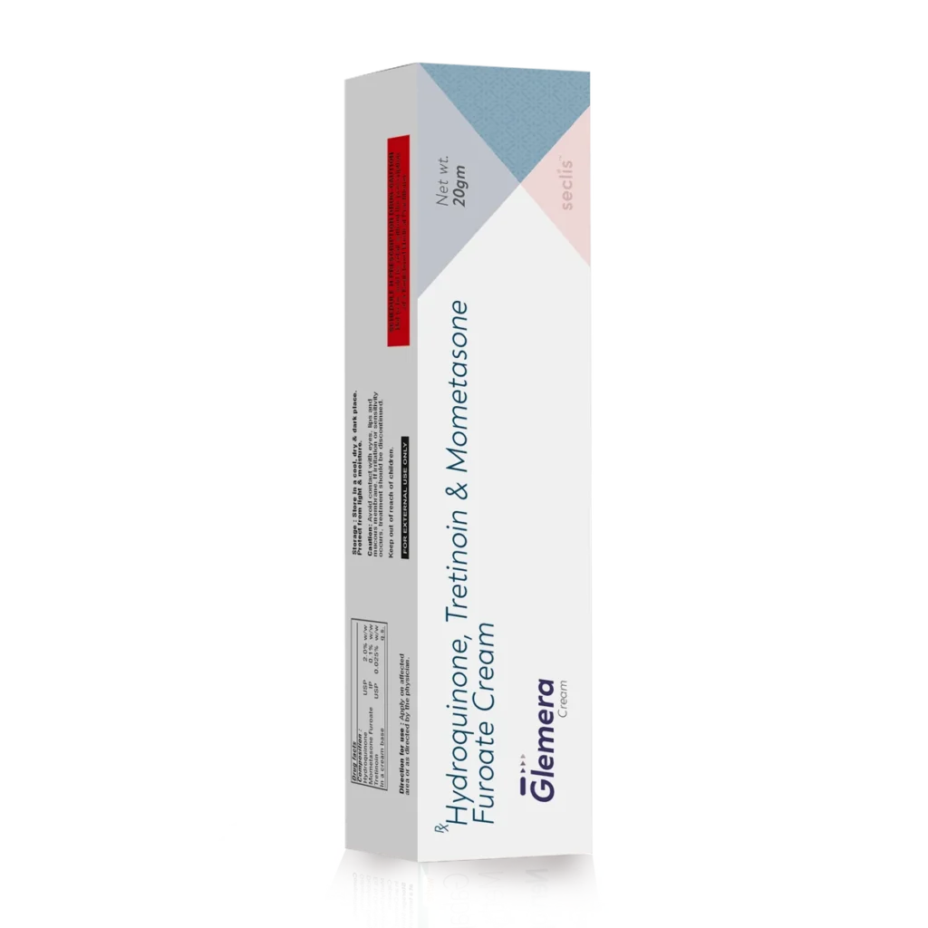 GLEMERA Cream 20 GMS carton pack shot