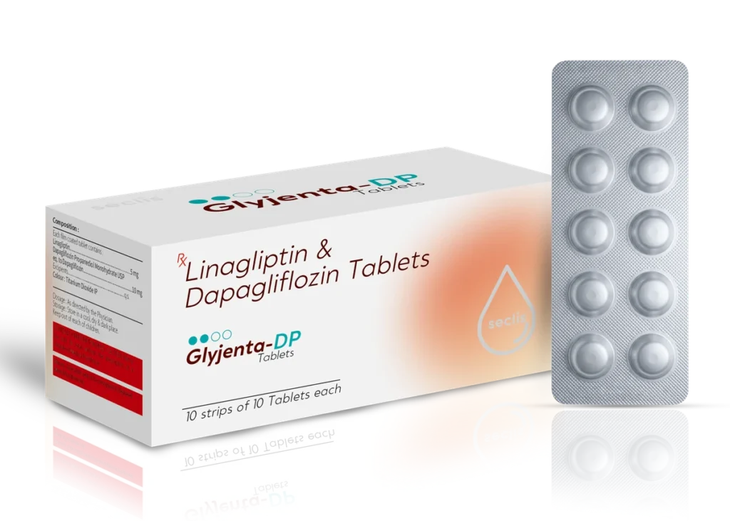 GLYJENTA DP Tablets 10*10 ALU-ALU pack shot