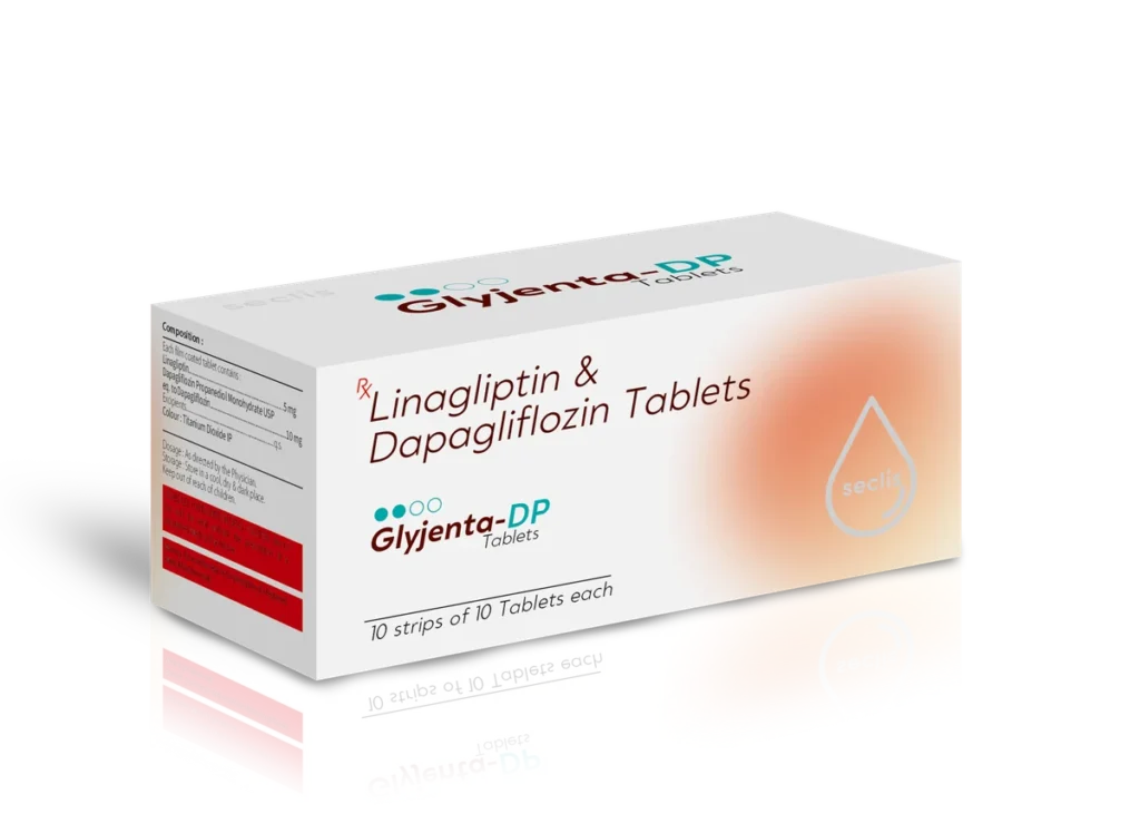 GLYJENTA DP Tablets 10*10 ALU-ALU carton pack shot