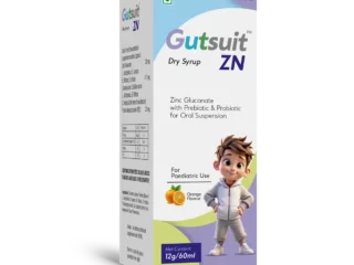 GUTSUIT™ ZN Dry Syrup 60 ML carton pack shot