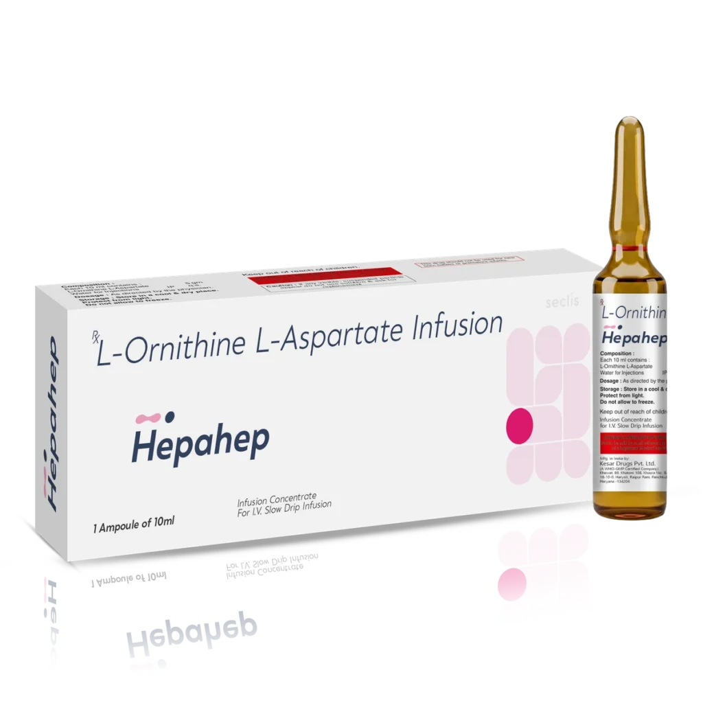 HEPAHEP INJ IV Infusion 10ml/1 Ampoule pack shot
