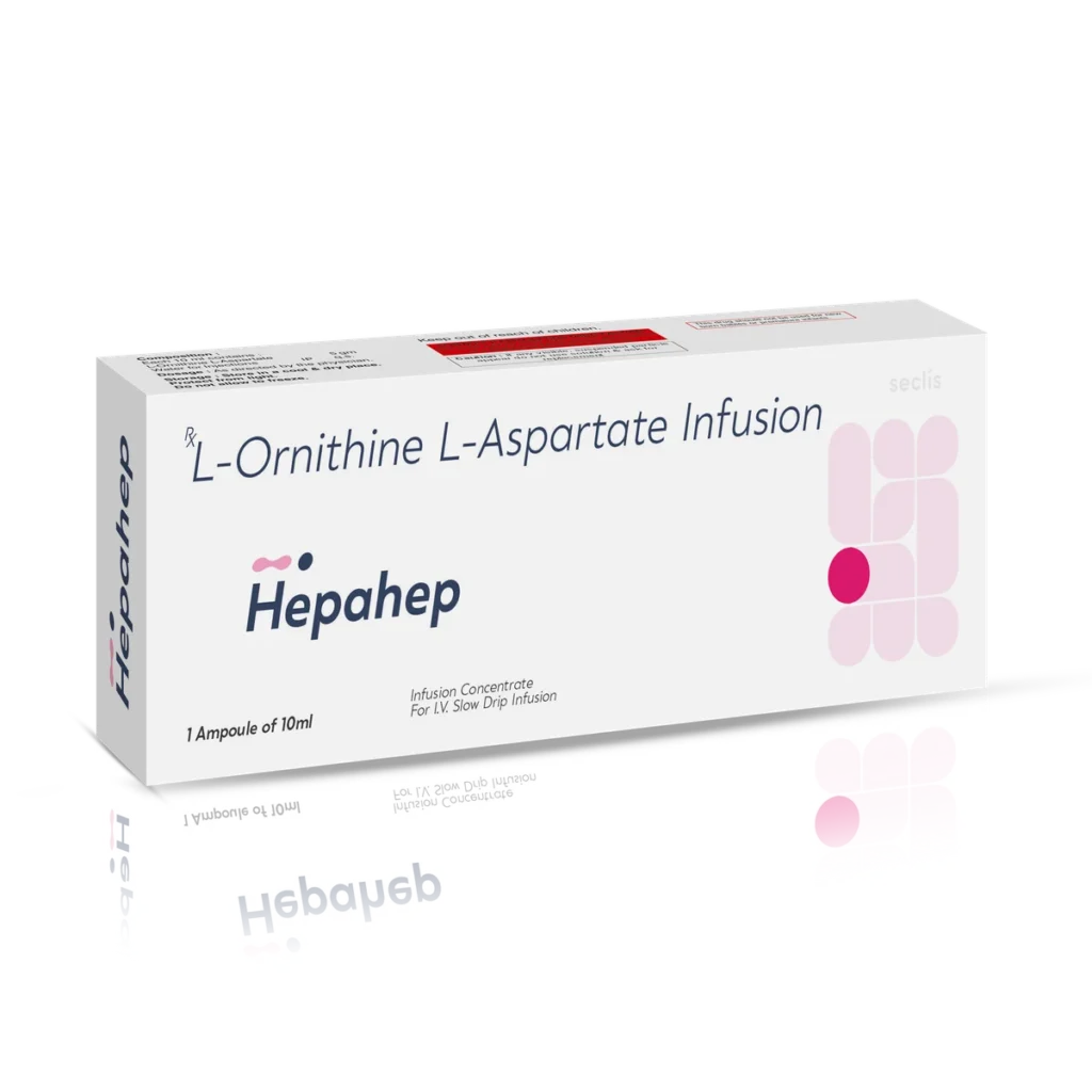 HEPAHEP INJ IV Infusion 10ml/1 Ampoule carton pack shot