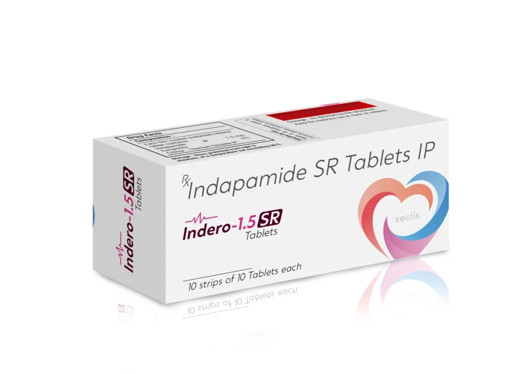 INDERO 1.5 SR Tablet 10*10 ALU strip carton pack shot