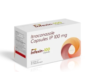 INFEXIN 100 Capsules 10*10 STRIP carton pack shot