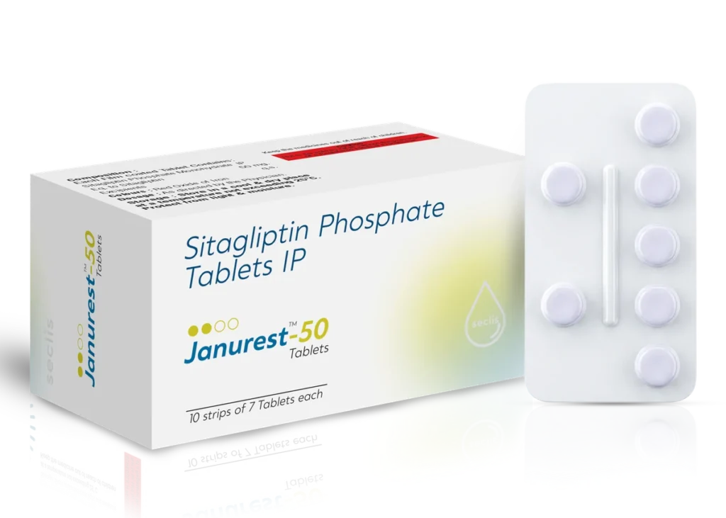 JANUREST™ 50 Tablets 10*7 pack shot
